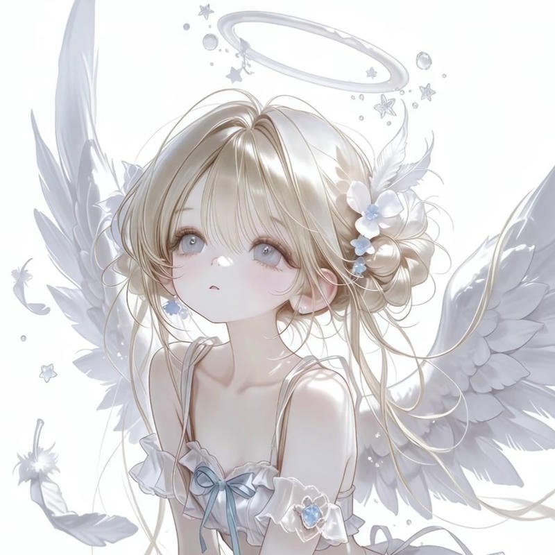 Ảnh avatar anime nữ thể hiện nét đáng yêu nhẹ