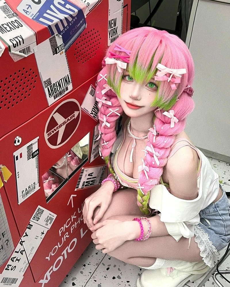 Ảnh cosplay Mitsuri tạo ấn tượng với thần thái đáng yêu