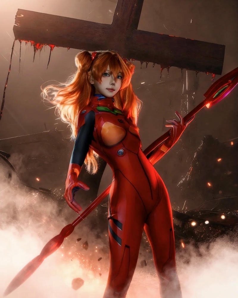 Ảnh cosplay anime truyền tải thần thái mạnh mẽ và tự tin