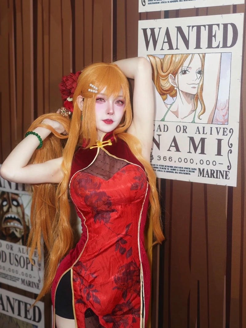 Ảnh cosplay one piece khắc họa rõ đặc điểm nhận diện nhân vật