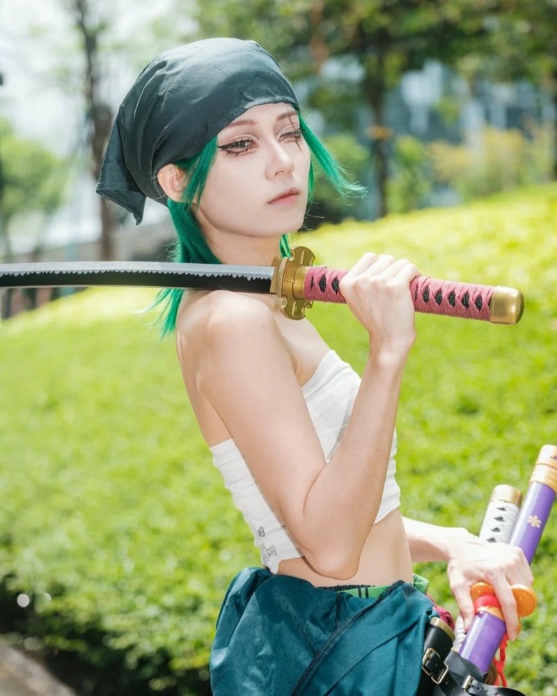 Ảnh cosplay one piece mang lại cảm giác quen thuộc đặc trưng