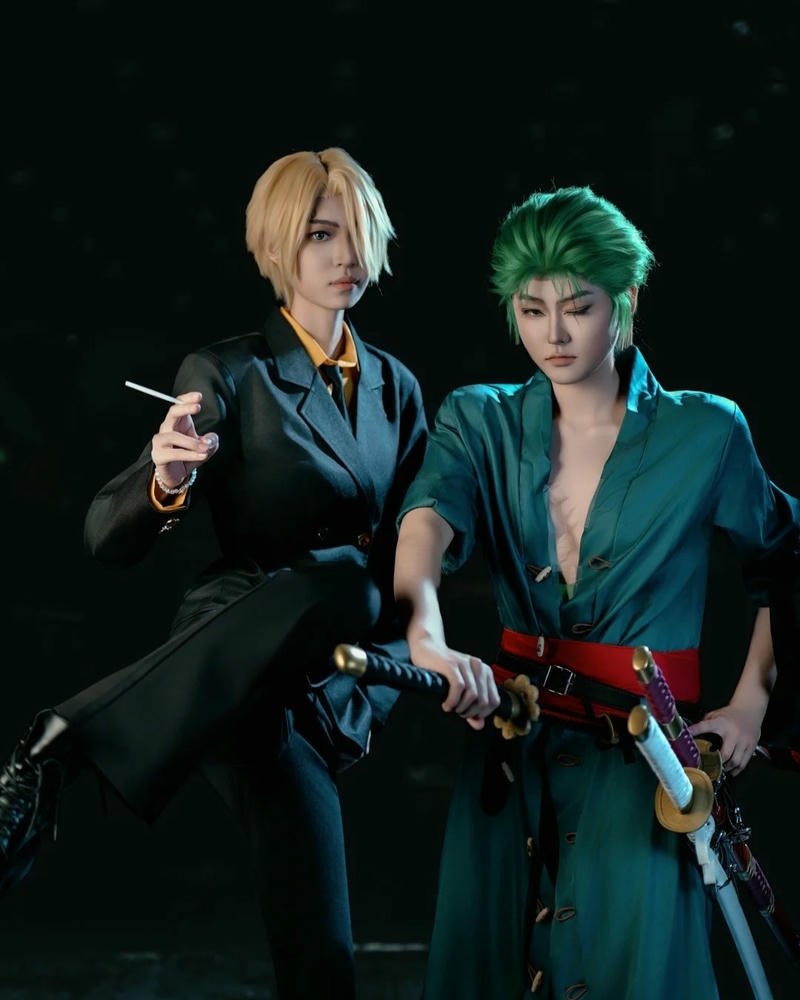 Ảnh cosplay one piece mang phong cách nhân vật rõ rệt
