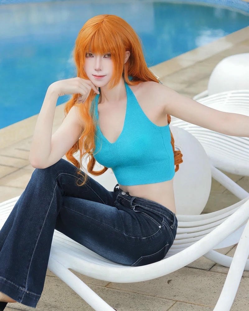 Ảnh cosplay one piece tái hiện nhân vật với nét quen thuộc