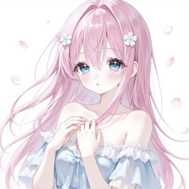 Ảnh đại diện anime nữ mang vẻ đẹp mềm mại