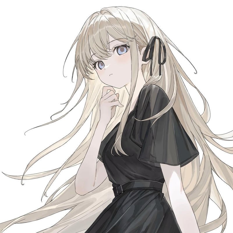 Ảnh đại diện anime nữ với vẻ đẹp trong trẻo rõ