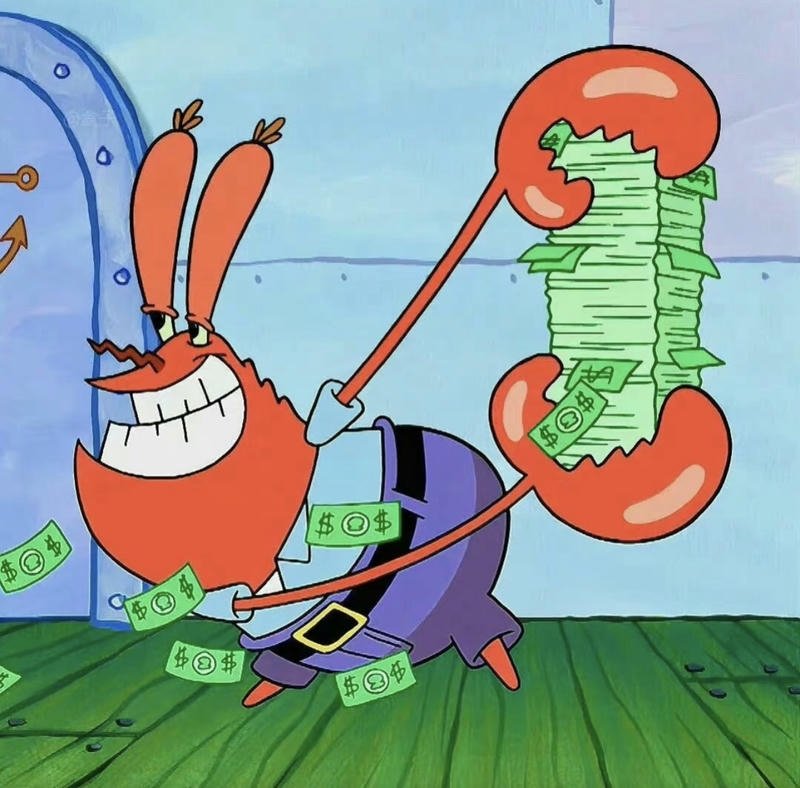 Ảnh hài cầm tiền khoe bạn bè meme vui