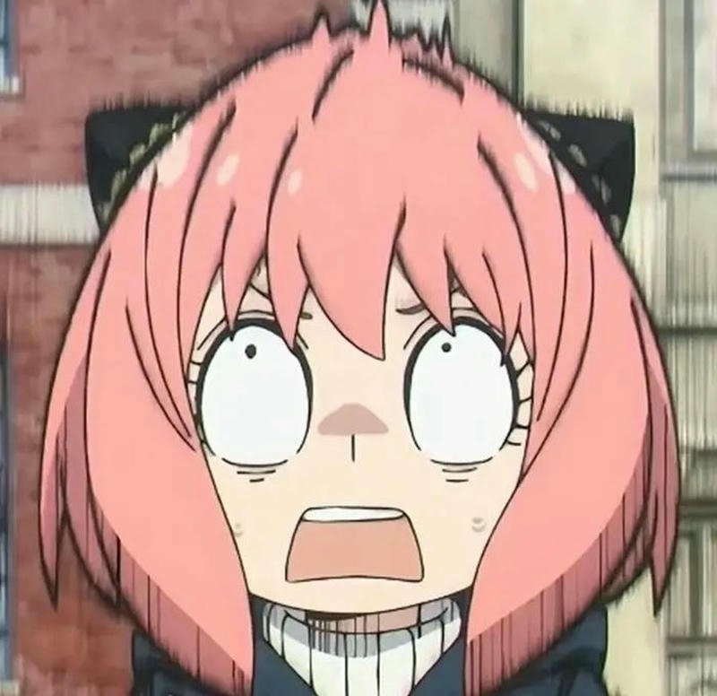 Ảnh hốt hoảng meme biểu cảm bất ổn trong anime