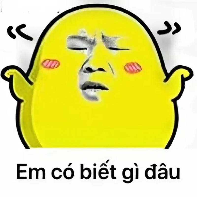 Ảnh meme ai biết gì đâu biểu cảm ngơ ngác