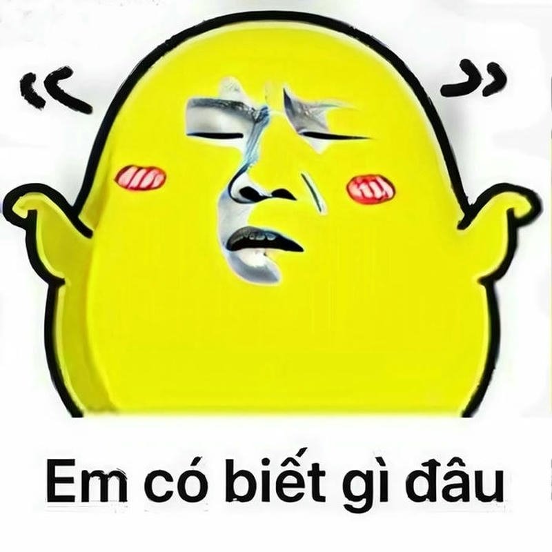 Ảnh meme ai biết gì đâu phản ứng hài hước