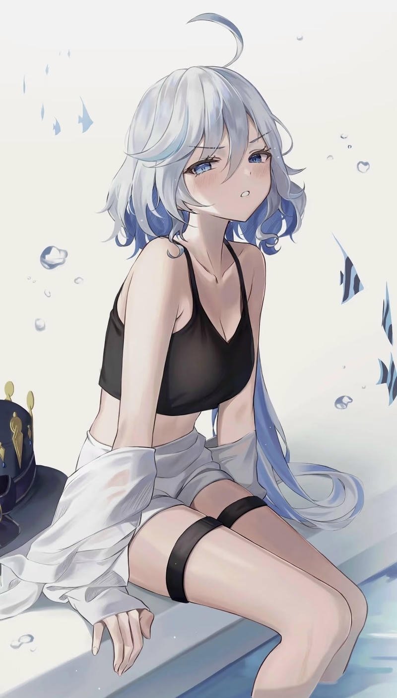 Ánh nhìn mê hoặc của cô nàng trong ảnh gái anime sexy