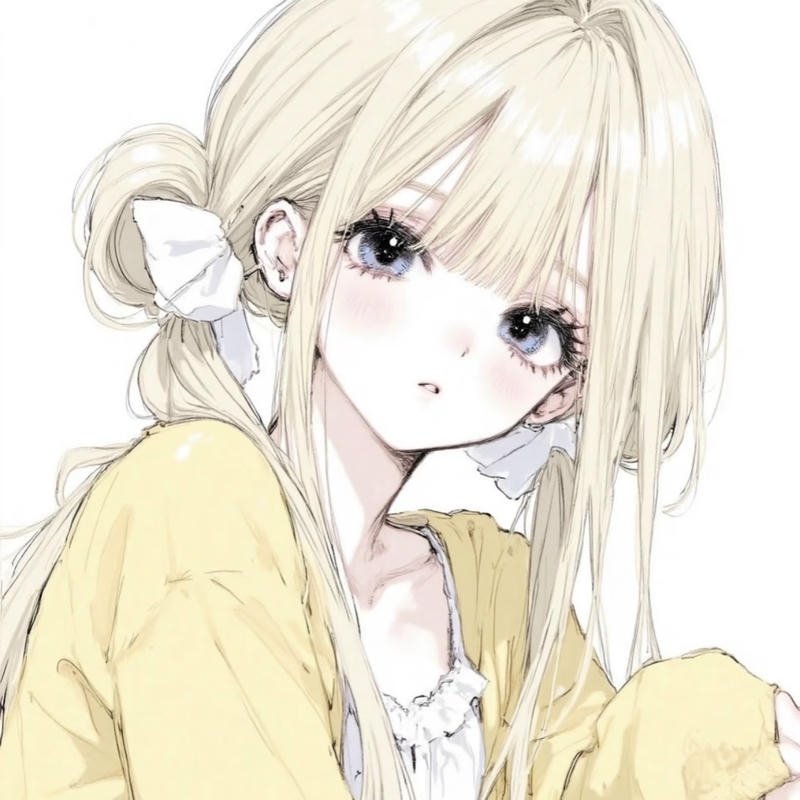 Ảnh profile anime nữ mang diện mạo sáng và cuốn