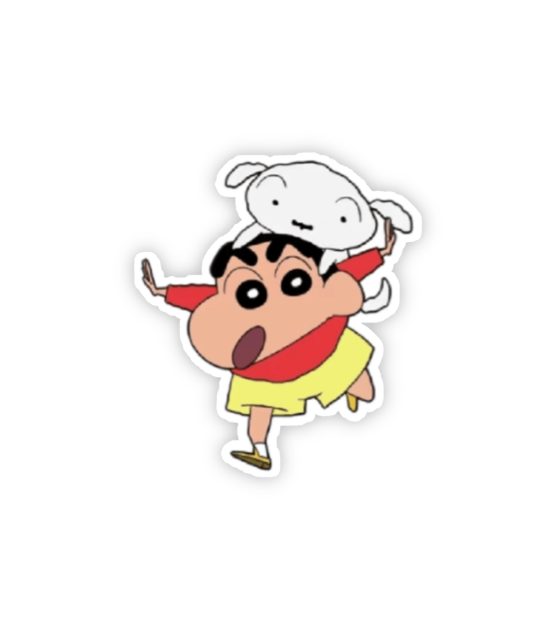 Ảnh sticker cu Shin hài hước vui nhộn ngộ nghĩnh