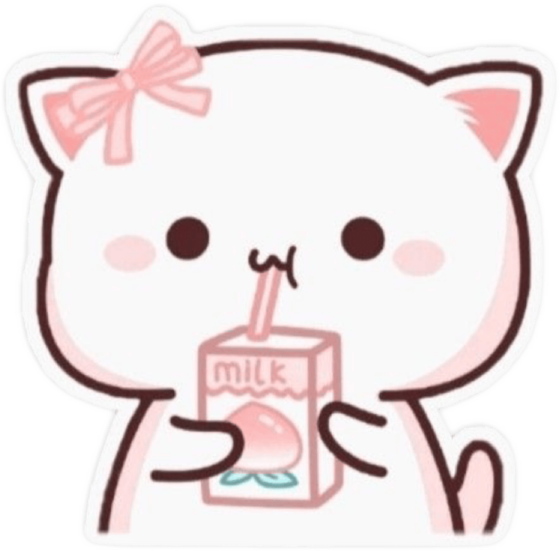 Ảnh sticker cute mang lại cảm giác vui vẻ tích cực