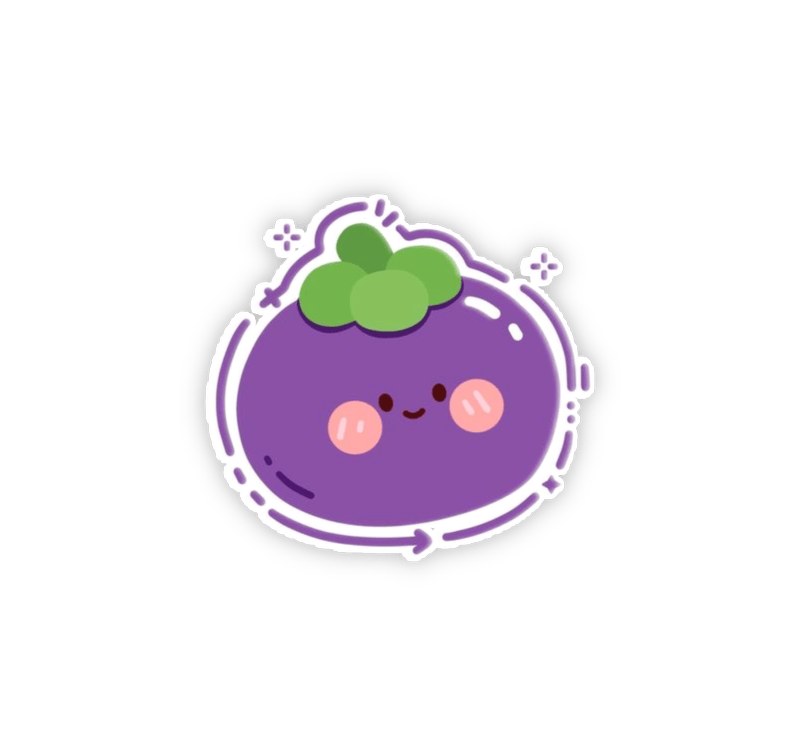 Ảnh sticker cute mini nét vẽ mềm mại đáng yêu