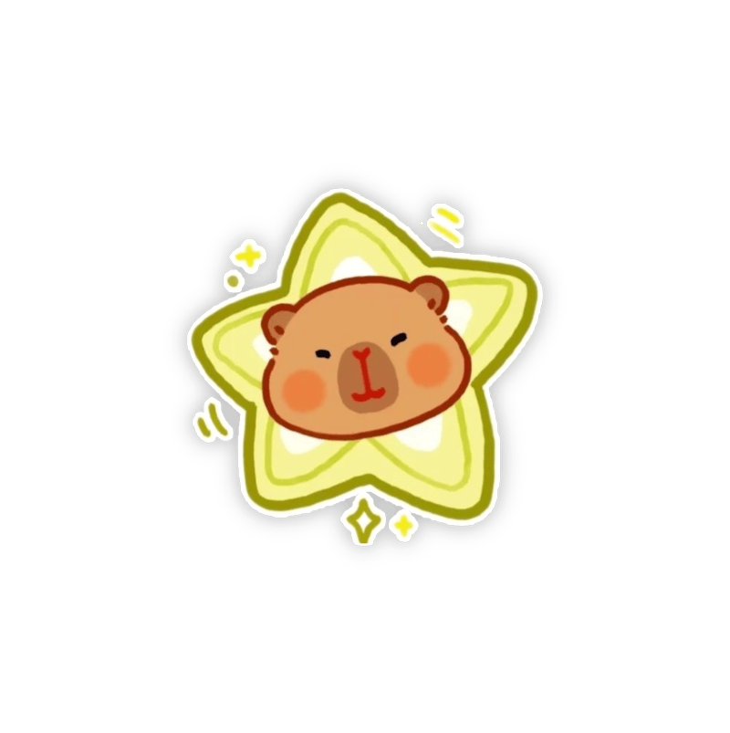 Ảnh sticker cute mini vẽ chibi nhỏ nhắn xinh xắn