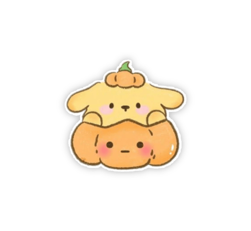 Ảnh sticker cute mini vẽ vui nhộn đầy năng lượng