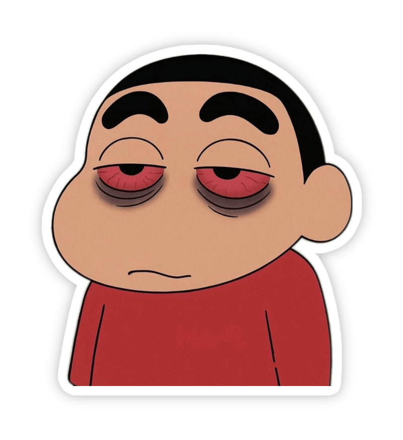 Ảnh sticker messenger cu shin bựa hài hước