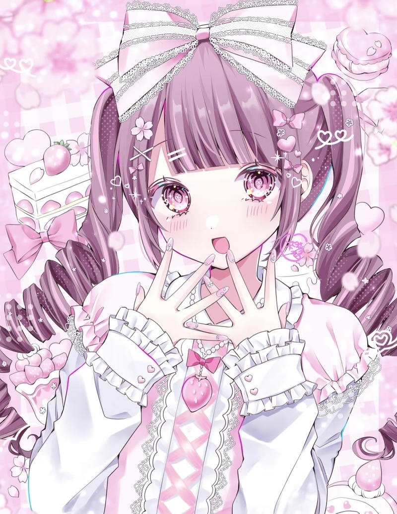 Anime nữ tóc hồng kiểu này nhìn không bị nhàm