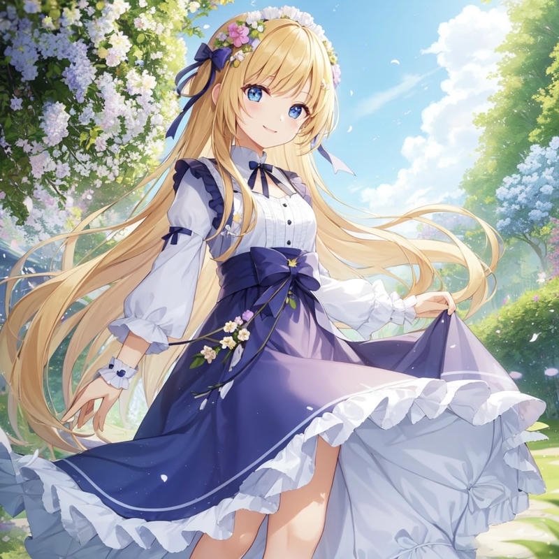 Anime tóc vàng phù hợp làm avatar hoặc ảnh đại diện