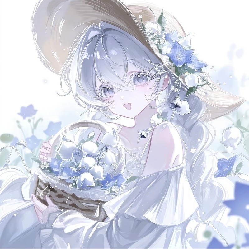 Avatar anime nữ với ánh nhìn sâu đầy ấn tượng