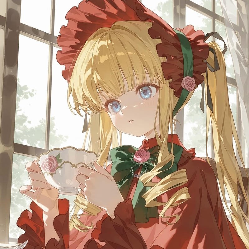 Avatar anime nữ với diện mạo hài hòa dễ nhìn