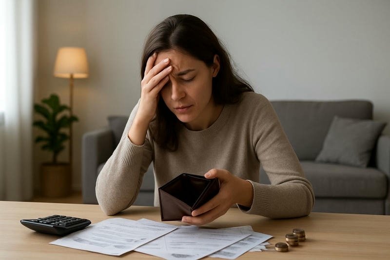 Biểu cảm bất lực trước chiếc ví trống ảnh meme