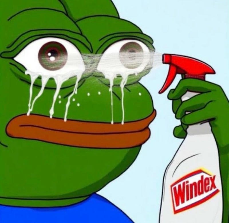 Bức hình meme ếch xanh bựa biểu cảm buồn cười độc lạ