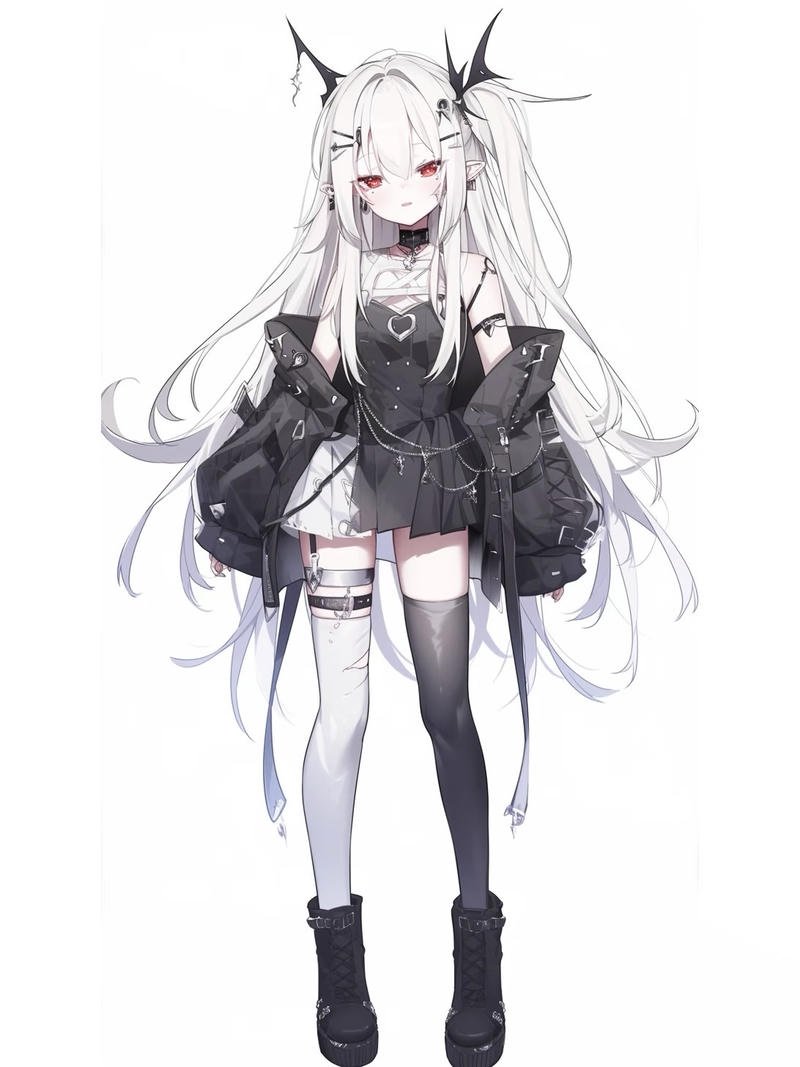 Cảm giác trong trẻo hiện lên trong ảnh anime girl tóc trắng