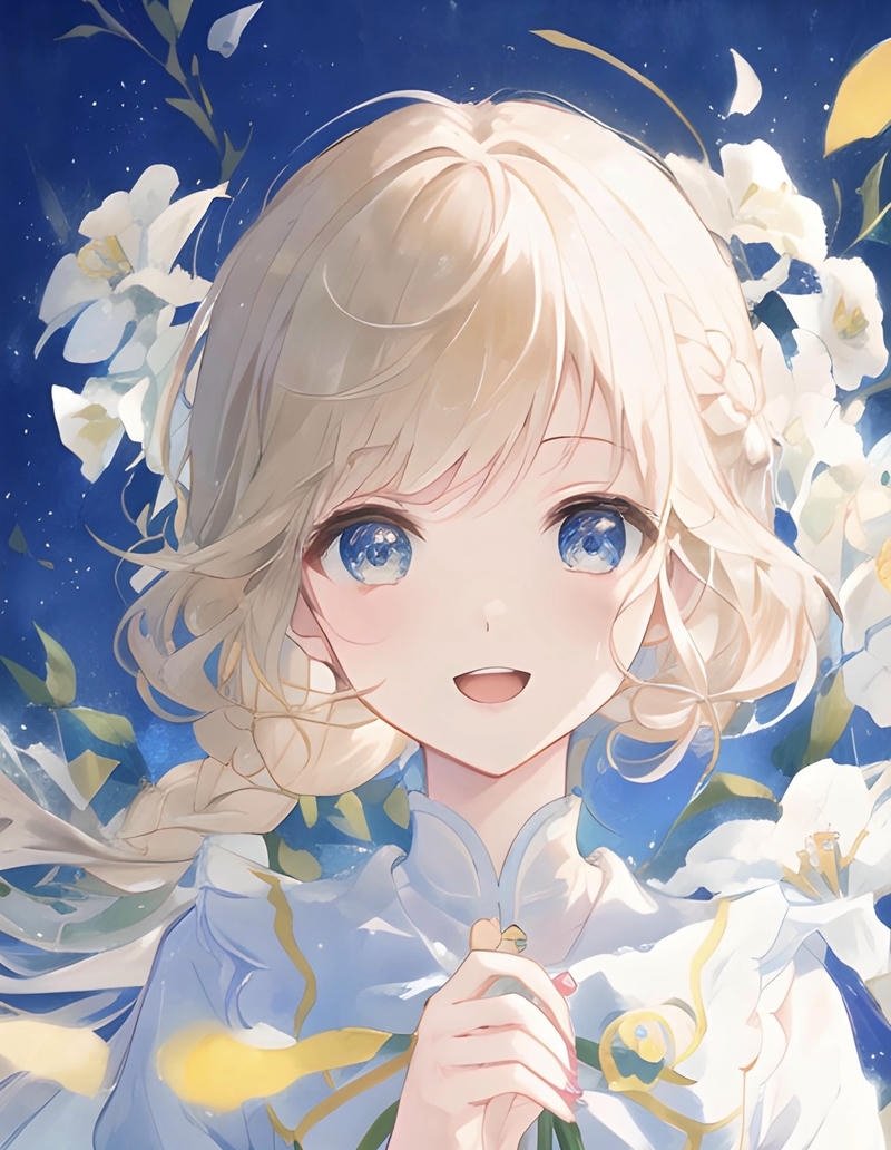 Cảm hứng tươi mới từ anime tóc vàng đáng yêu