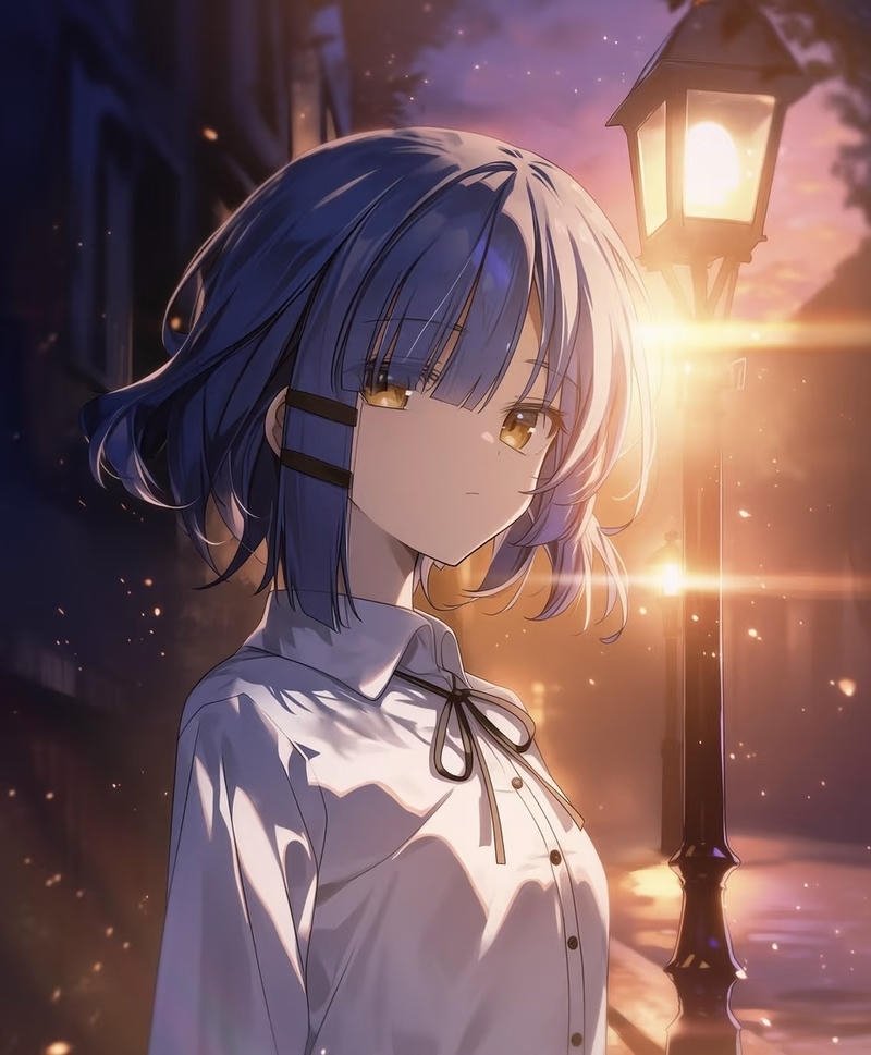 Cân đối hoàn hảo trong ảnh anime nữ tóc ngắn đẹp