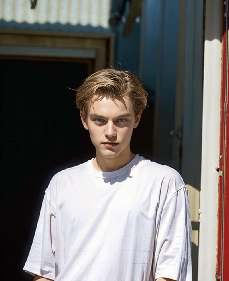 Chàng trai phong trần nét mặt mạnh mẽ đầy cuốn hút