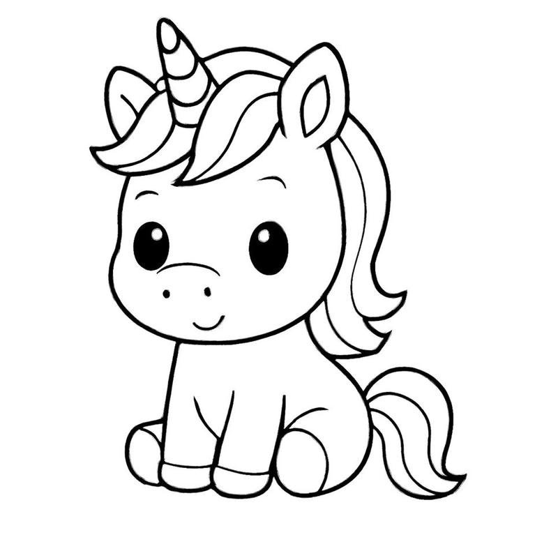 Chú ngựa con vui nhộn cho trẻ tập vẽ