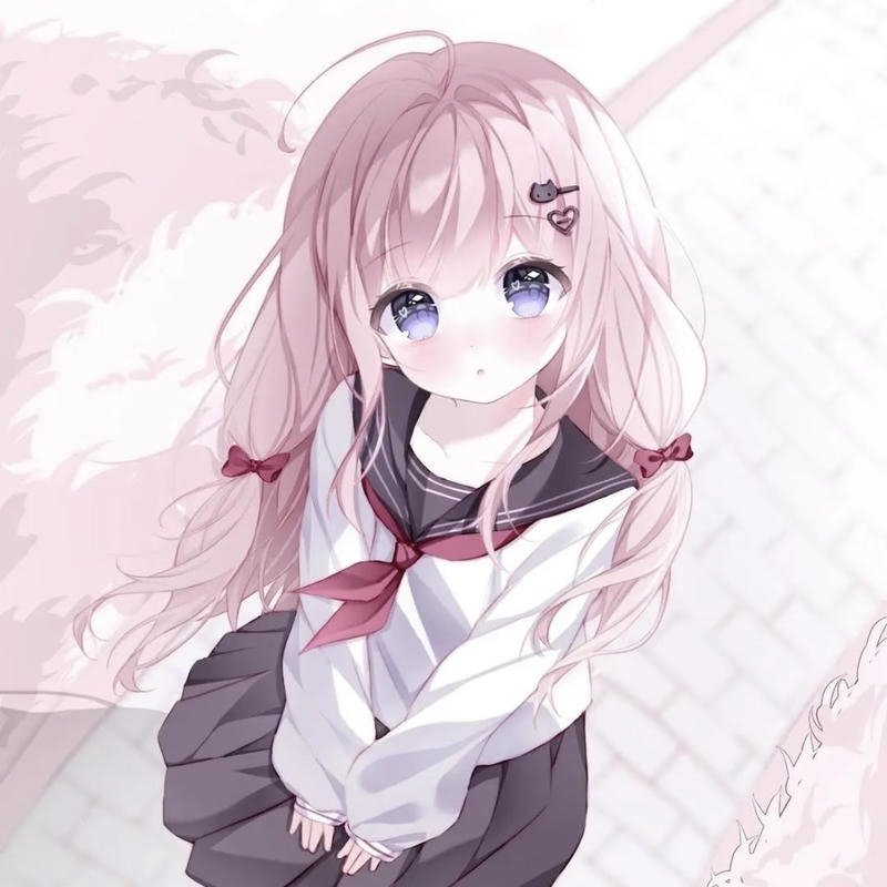 Cô gái anime nữ tóc hồng mang nét gì đó rất riêng