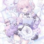 Cô gái phong cách Nhật tạo dáng trong ảnh anime con gái