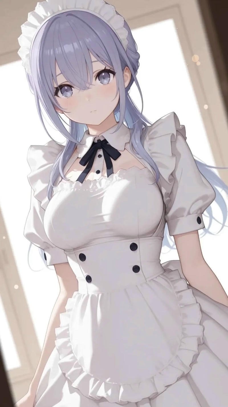 Cô nàng hoạt hình Nhật trong ảnh anime hầu gái