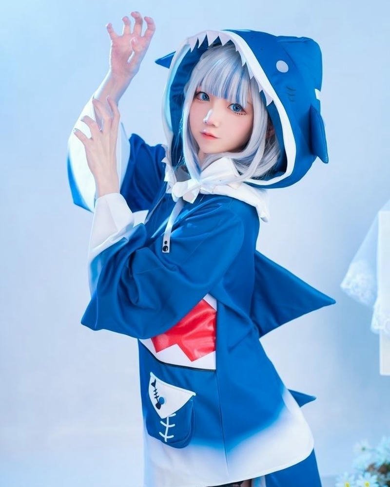 Cosplay Gawr Gura biến thể độc đáo mang nét riêng
