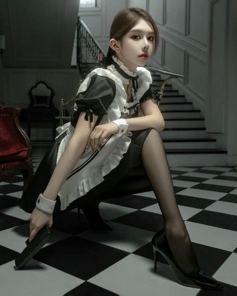 Cosplay hầu gái ảnh nổi bật với tạo hình dễ nhận biết