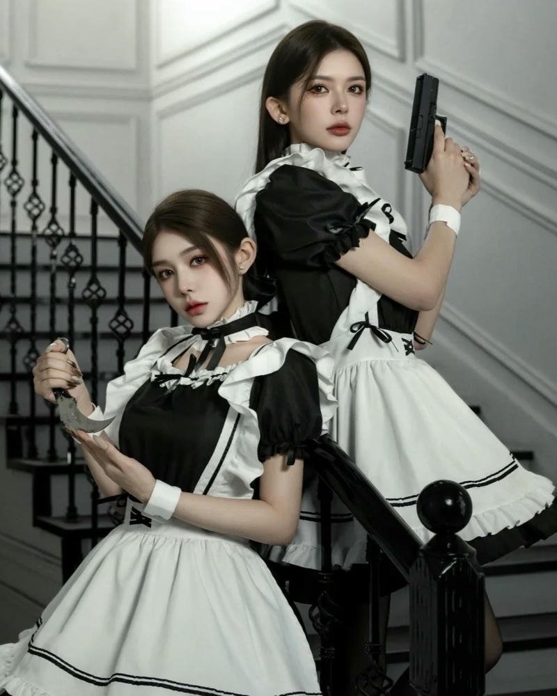 Cosplay hầu gái mang lại diện mạo nhân vật quen thuộc