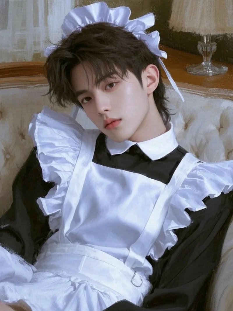 Cosplay hầu gái thể hiện rõ chi tiết trang phục đặc trưng