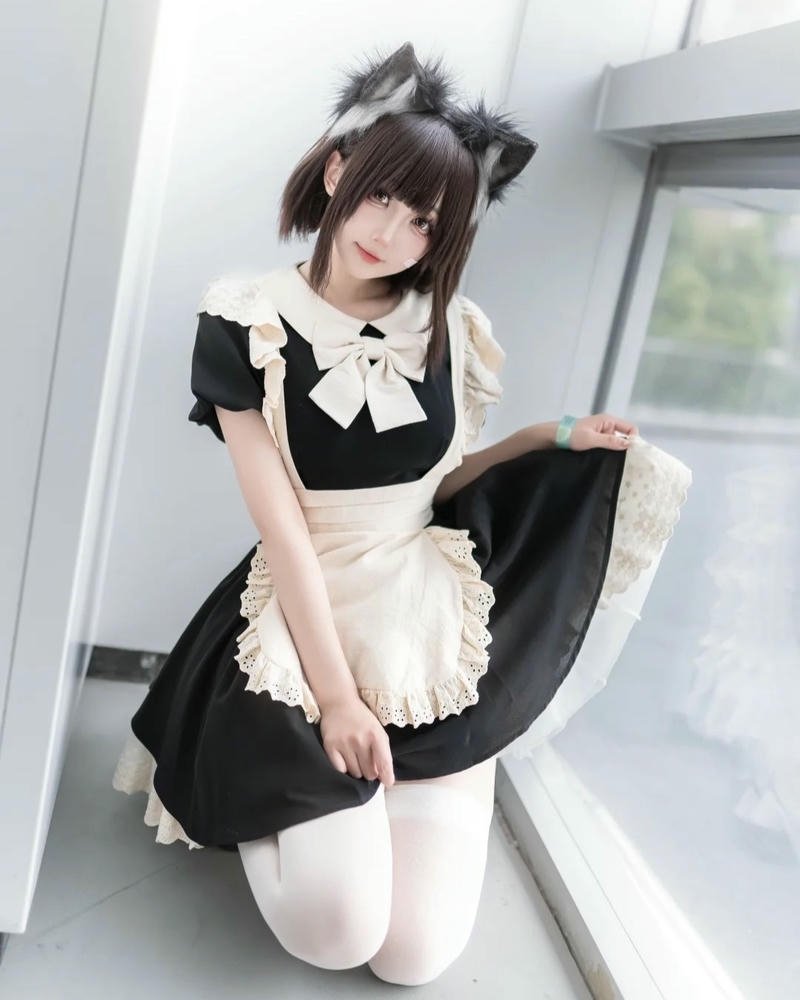 Cosplay hầu gái thể hiện rõ nét phong cách phục trang