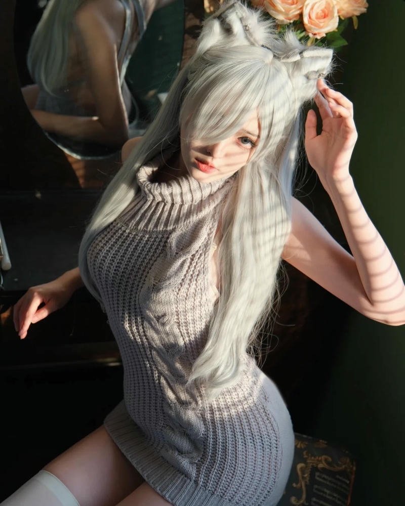 Cosplay mèo đường nét tổng thể hài hòa sinh động