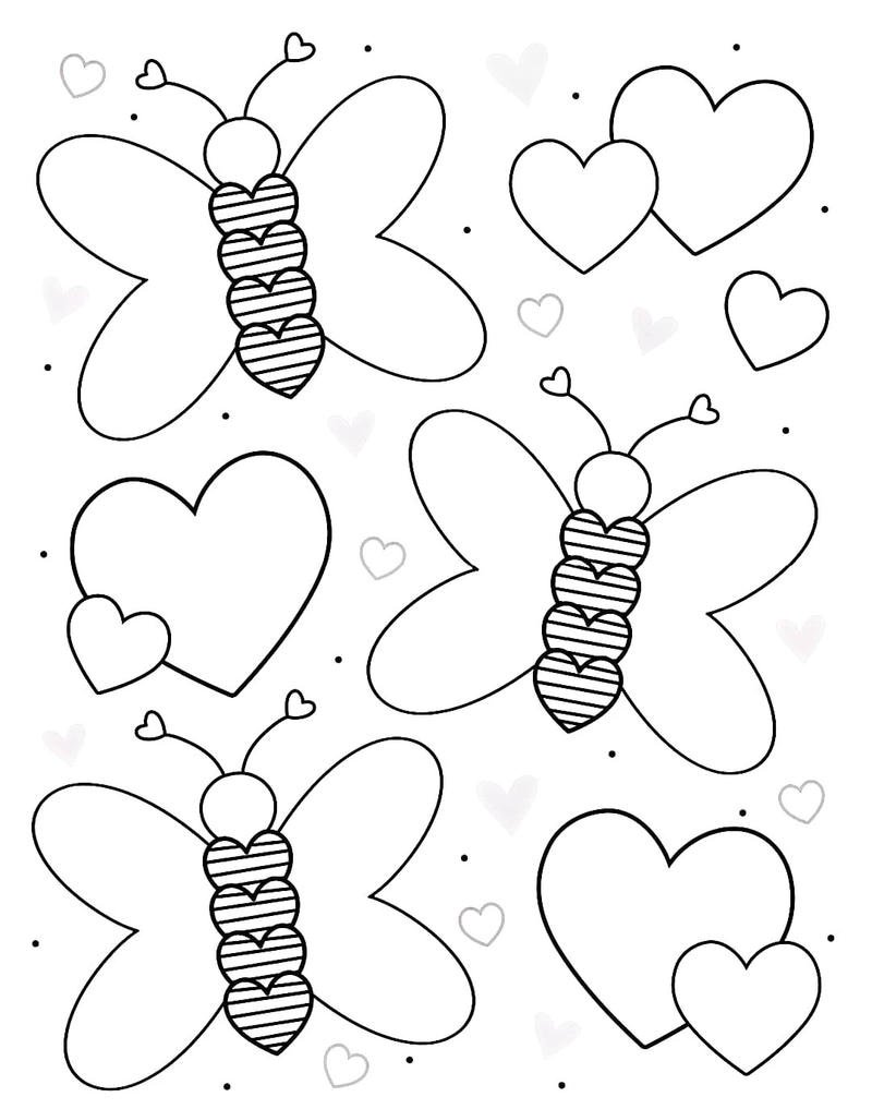 Đề tài cánh bướm họa tiết cho trẻ sáng tạo màu