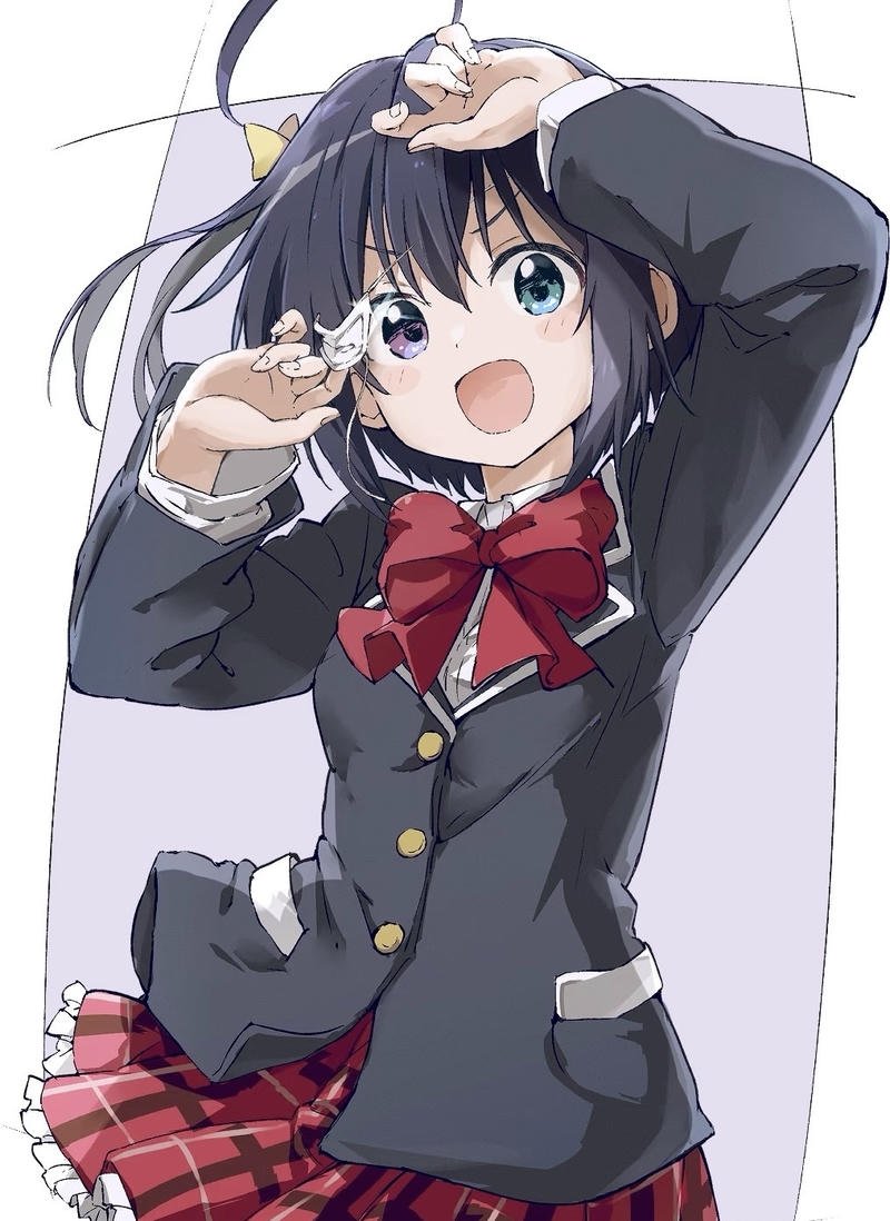 Độ sáng dịu làm ảnh anime nữ tóc ngắn dễ nhìn