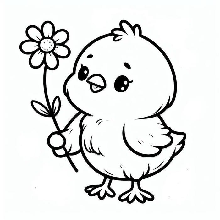 Gà mái và gà con trong khung hình tập tô