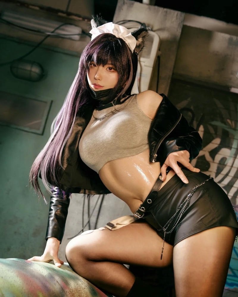 Gái xinh cosplay ánh mắt biểu cảm cảm xúc thật