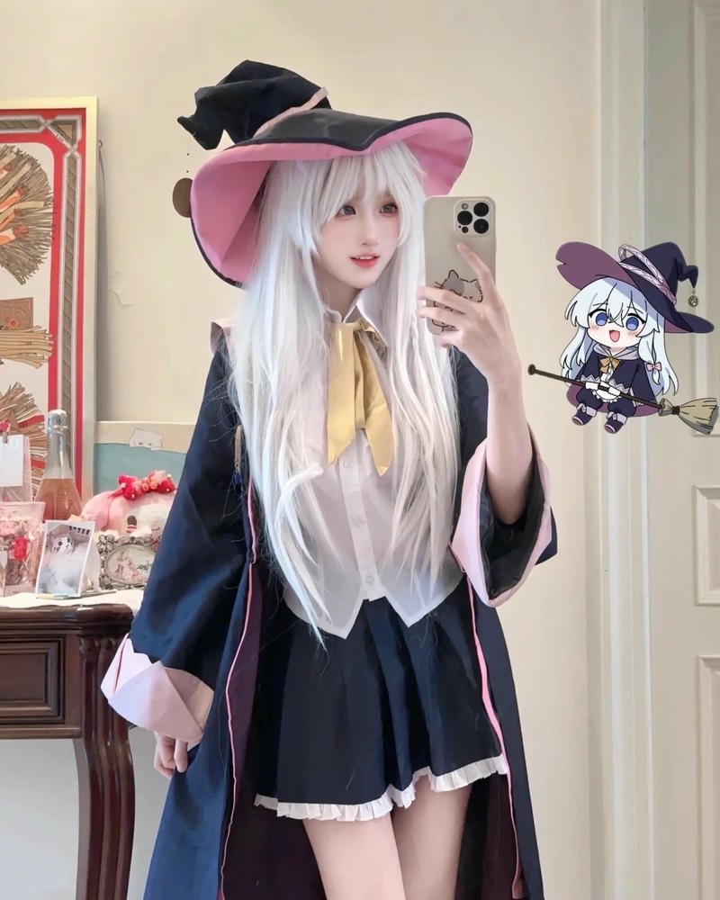 Gái xinh cosplay nhân vật anime ánh sáng tôn nét duyên dáng