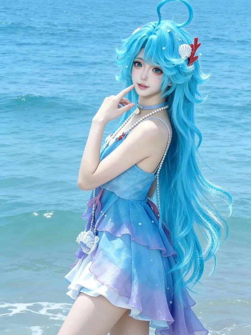 Gái xinh cosplay nhân vật anime biểu cảm mềm mại tự nhiên