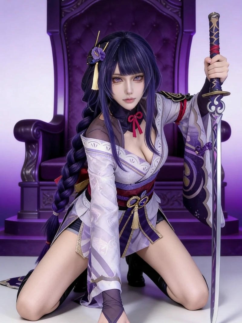 Gái xinh cosplay nhân vật anime biểu hiện cảm xúc chân thật