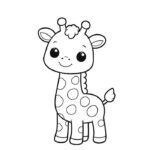 Giáo án tô màu con hươu cao cổ 3 tuổi