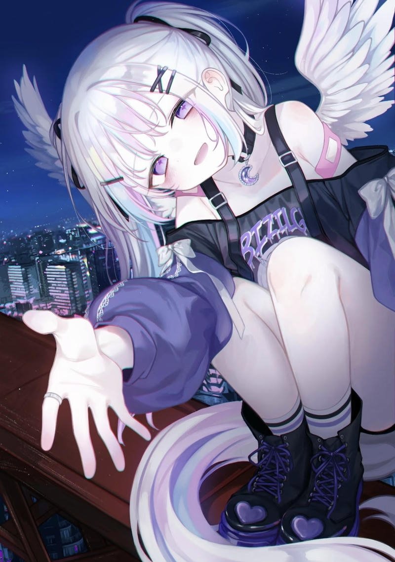 Góc nhìn nhân vật nữ trẻ trung trong ảnh anime con gái